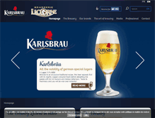 Tablet Screenshot of brasserielicorne.com